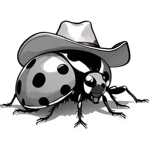 Ladybug With Cowboy Hat