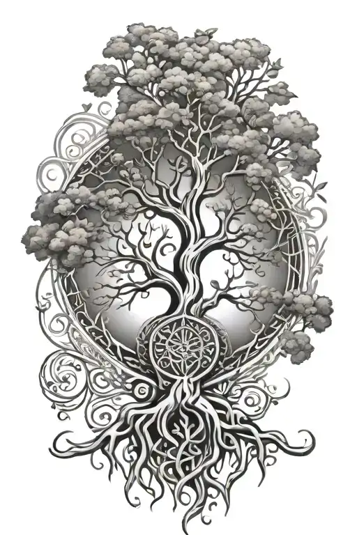 Tree Of Life With Universal Elements Incorporated