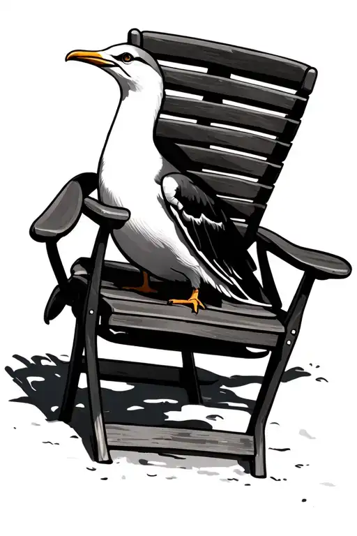 Beach Chair Seagull