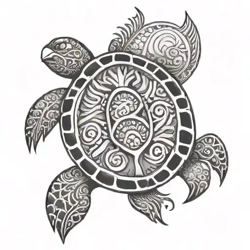Turtle Tattoo Designs Maori