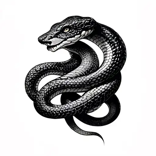 Gemini Zodiac Symbol Snakes Wrapped