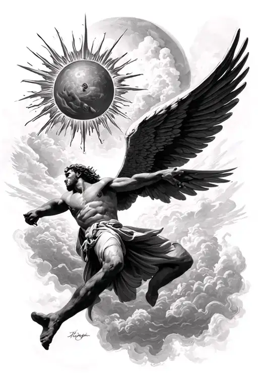 Icarus Falling From The Sun