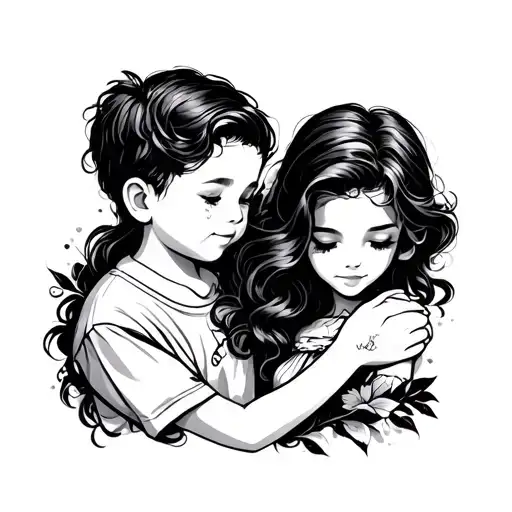 For My Mom Son Tattoo Design