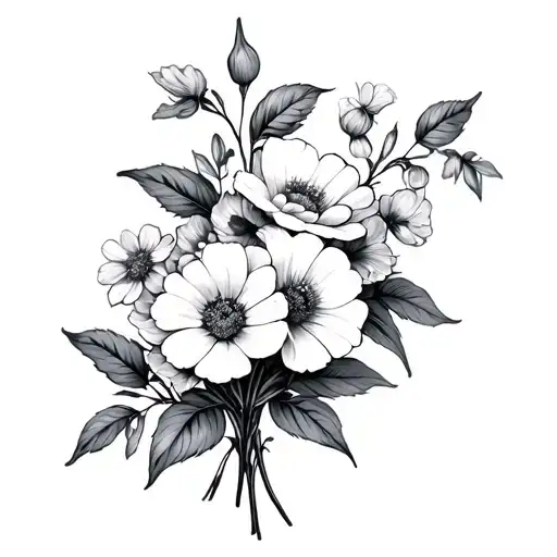 Birth Flower Bouquet