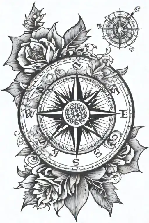 Compass Flower Surrounded
