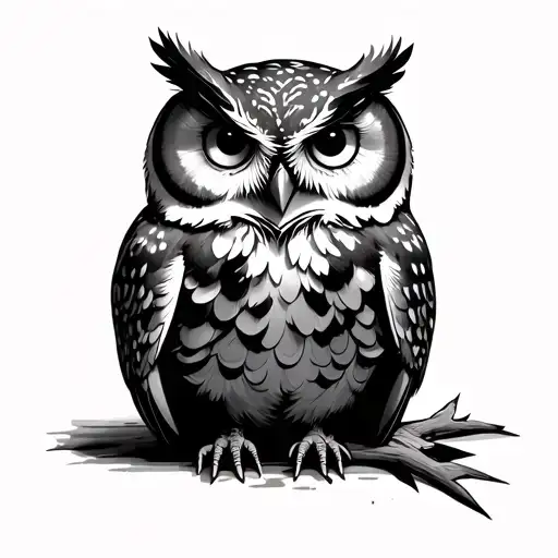 Owl Sitting