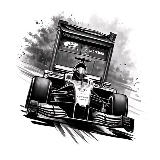 F1 With Postbox And Robin