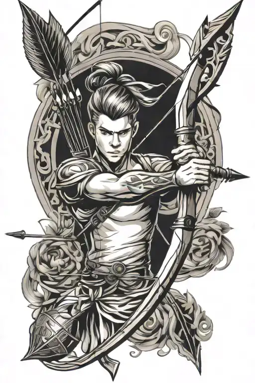 Archer Bow And Arrow