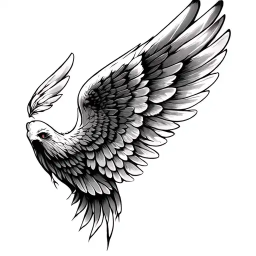 Wing On Forearm Sleeve