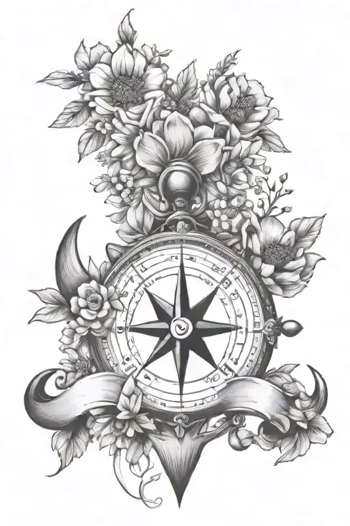Anchor Wildflowers Compass