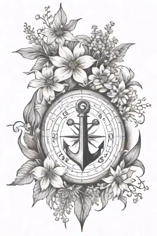 Anchor Wildflowers Compass