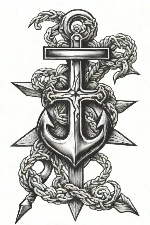 Heart Anchor Cross