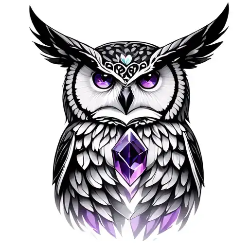Aquario Leone Aquila Lupo Crystals Amethyst Piramidi Owl