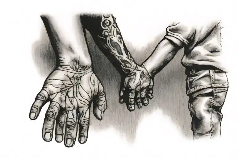 Little Boys Holding Hands