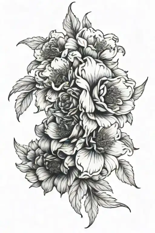 Birth Flowers Intertwined