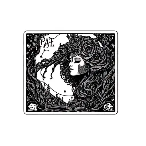 Tarot Card Featuring