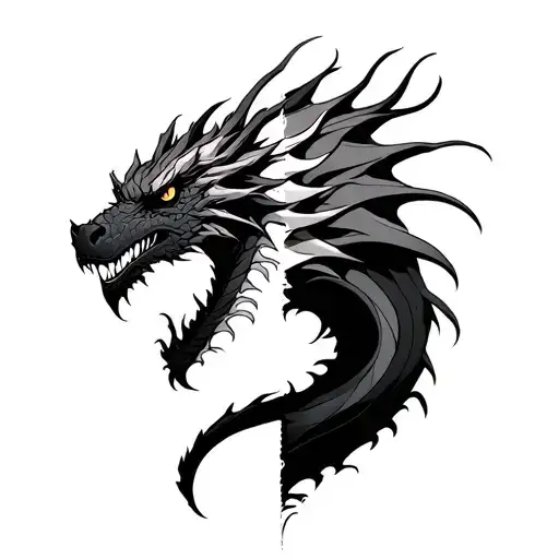 Half Man Half Dragon