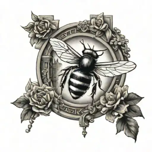 Bee And Arc D' Triomphe