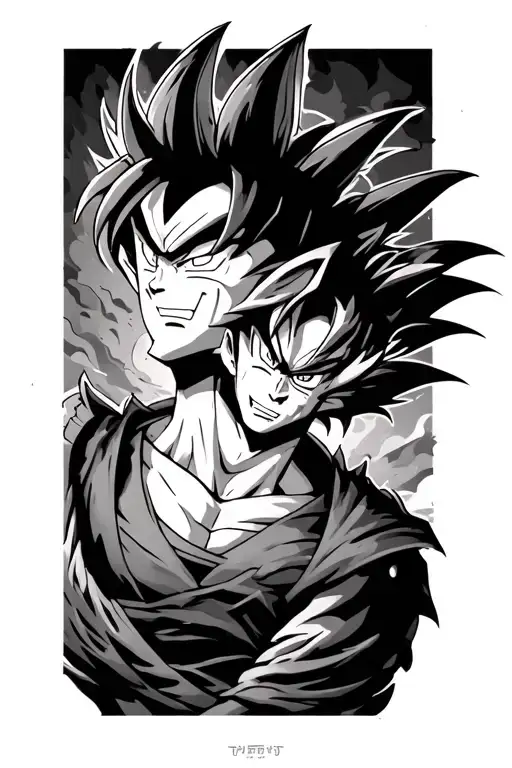 Akira And Saint Michel And Dragon Ball