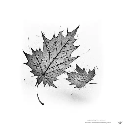 Autumn Leaves And Children