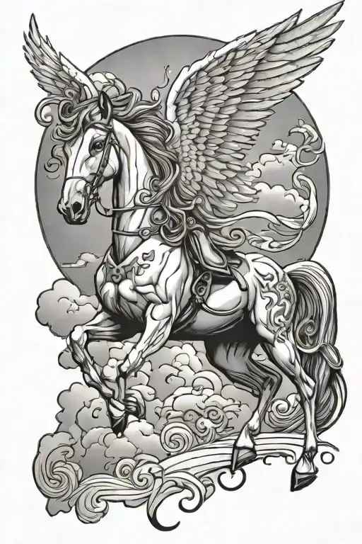 Angel Horse Sky