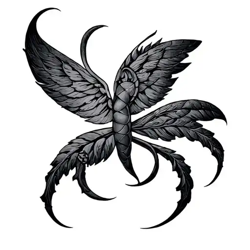 Gemini Zodiac Sign Intertwined