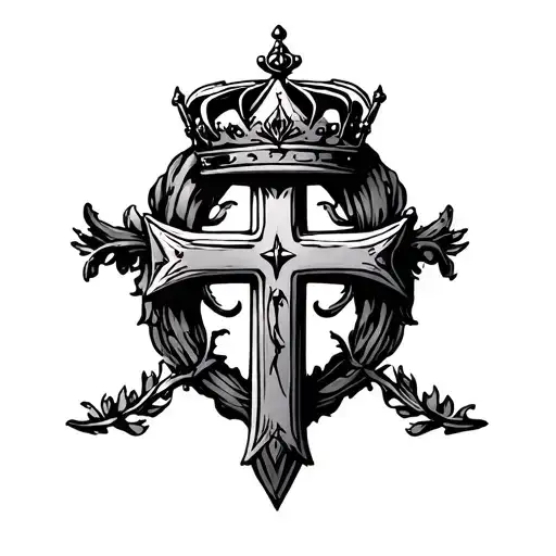 Cross With A Crown