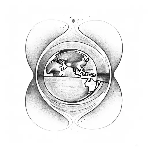Hourglass With Earth As The Sand