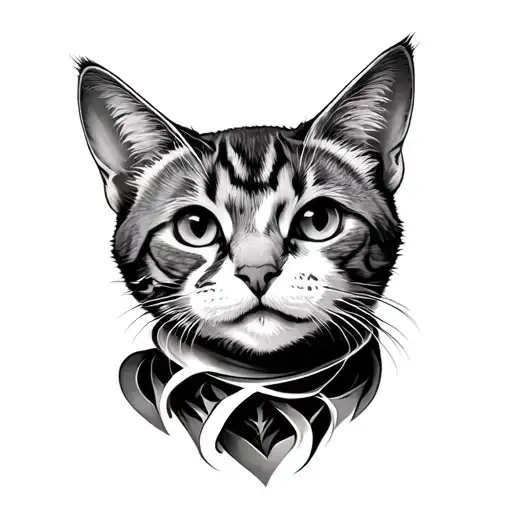 The Cat Dug Into The Neck