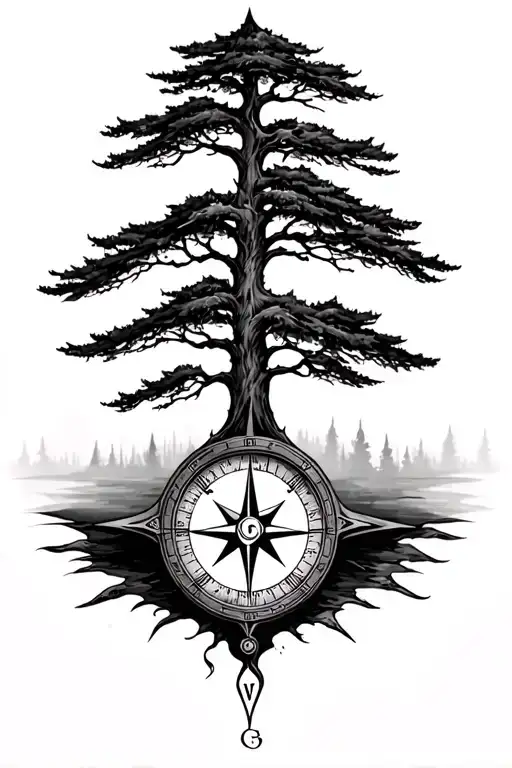 Trees And Compass