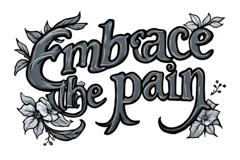 Embrace The Pain Quote