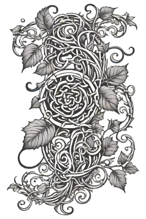 Vines And Water Circle