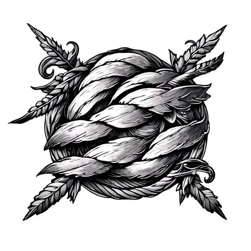 Old German Culture Weaving Elements