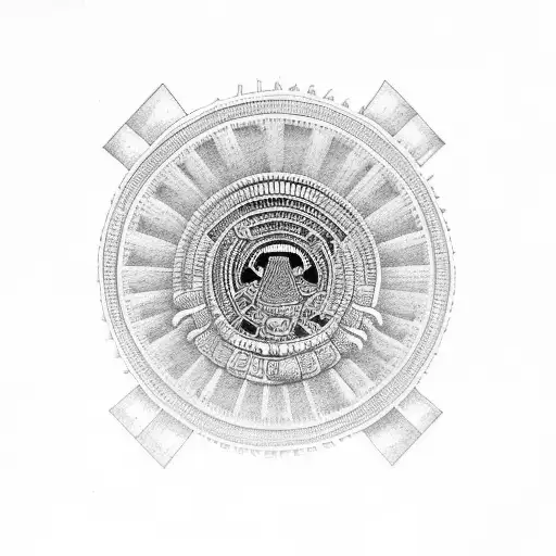 Mexican Aztec Gemini