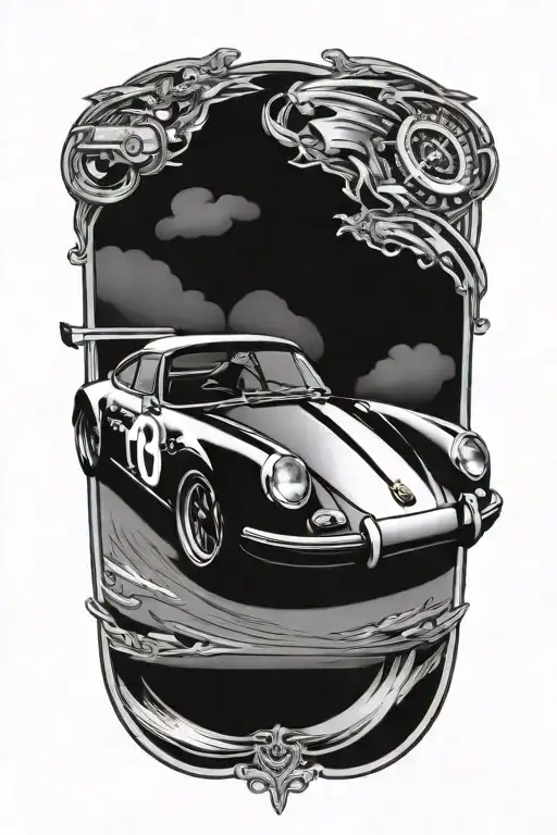 Race Car Porsche Car Driving