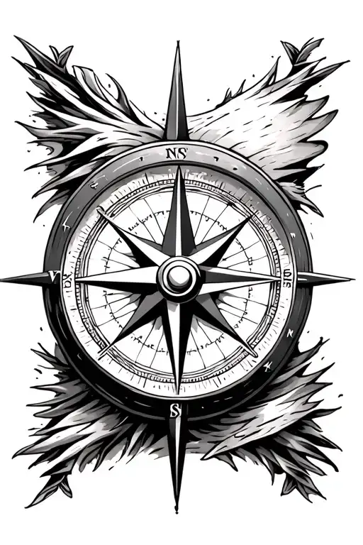 Compass All Directions Point North