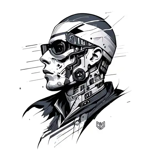 Cyberpunk Inspired Tattoo James