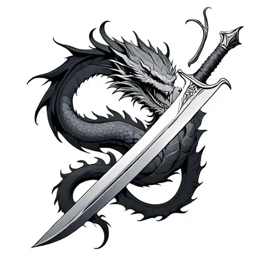 Sword With Dragon