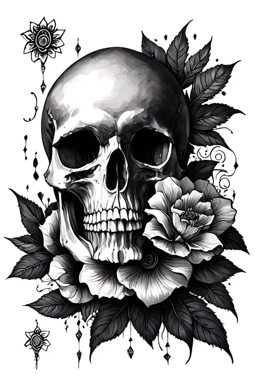 Dark Blackwork Design