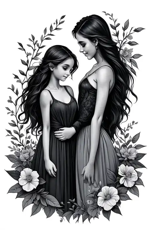 Father Daughter Holding Hands