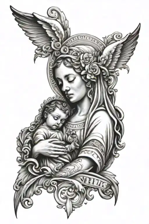 Virgin With The Word Family