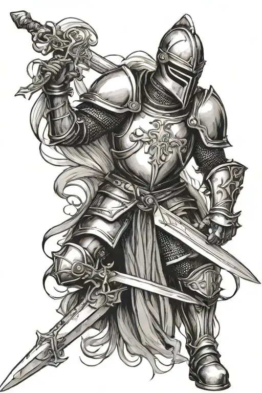Knight With Sword