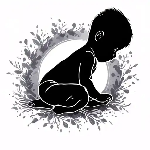 Baby Silhouette Boy