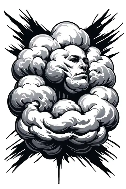 Biceps Cloud Tatto Out