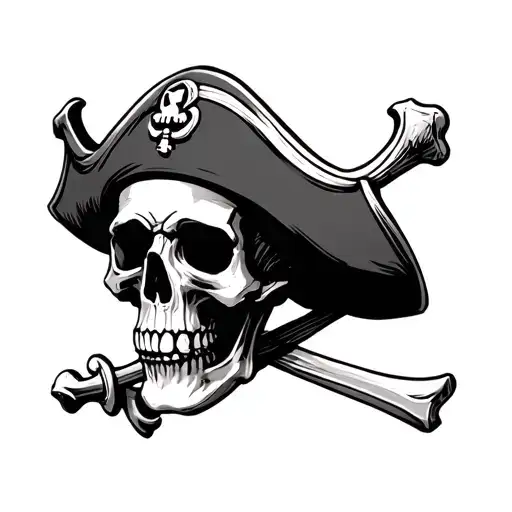 Skull Pirate Canon Jolly Rogers
