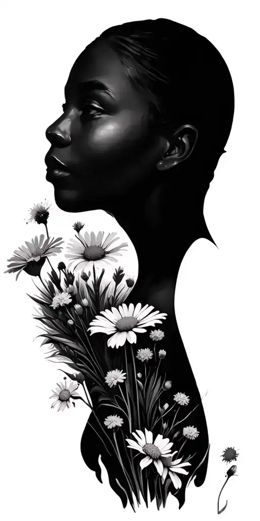 Wildflowers Foreground Meadow Background