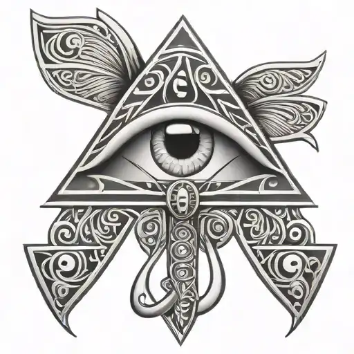 Ankh And Eye Of Horus