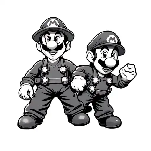 Super Mario An Luigi Firefighters