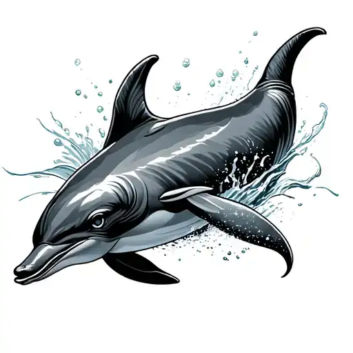 Dolphin Leaping