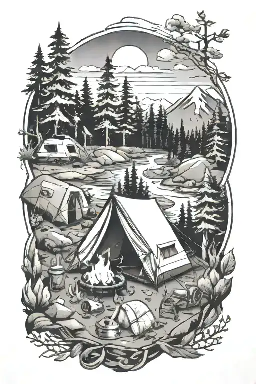 Camping Scene